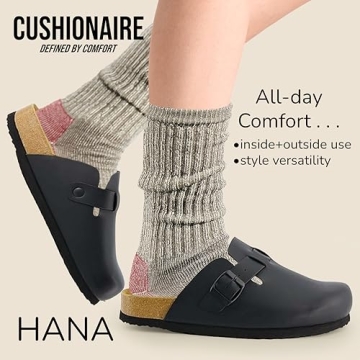 CUSHIONAIRE Hana Comfortable Slip-On Clogs in Stylish Design