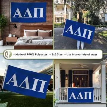 Desert Cactus Alpha Delta Pi Flag Greek Letter Sorority Banner Large 3x5 feet Sign Decor ADPi