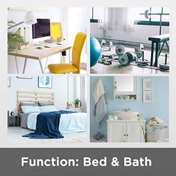 Kwikset Pismo Interior Privacy Door Knob with Lock, Door Handle For Bathroom and Bedroom, Matte Black Keyless Turn Lock Doorknob, with Microban Protection, Square Rose