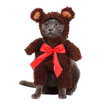 Adorable Teddy Bear Pet Costume for Small Pets