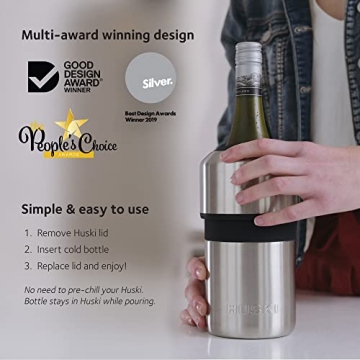 Huski Wine Chiller | Keeps Wine Cold 6 Hours | Perfect Gift