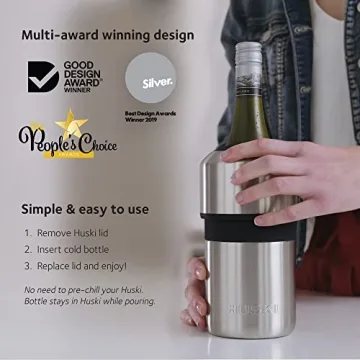 Huski Wine Chiller | Keeps Wine Cold 6 Hours | Perfect Gift