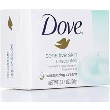 Dove Sensitive Skin Bar Soap 3.17 oz - Perfect Hydration & Care