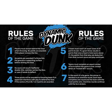 Dynamic Discs Dunk Game Set - Fun Frisbee Toss Game