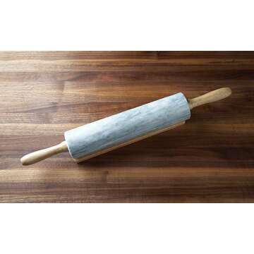 Rolling Pin with Cradle for Effortless Baking