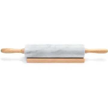 Rolling Pin with Cradle for Effortless Baking