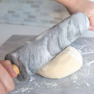 Rolling Pin with Cradle for Effortless Baking