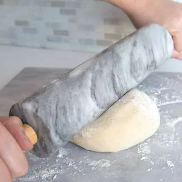 Rolling Pin with Cradle for Effortless Baking