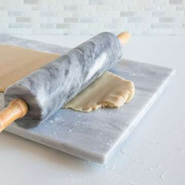 Rolling Pin with Cradle for Effortless Baking