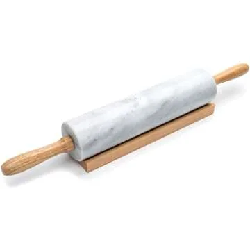 Rolling Pin with Cradle for Effortless Baking