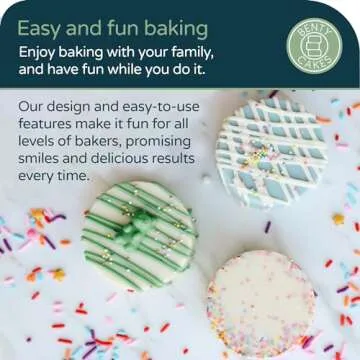 Benty Cakes – The Original CakePuck Mold Set – Better than a Cake Pop! Make Chocolate Covered Desserts – BPA Free Silicone – Includes 1 Mold Set, 1 Plastic Tray and 1 Scraper – Green