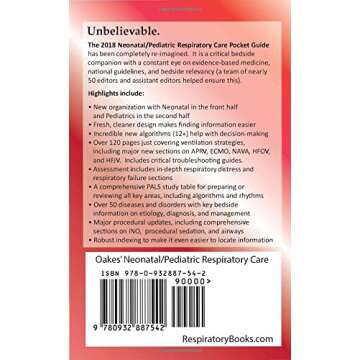 Oakes' Neonatal Pediatric Respiratory Care Pocket Guide