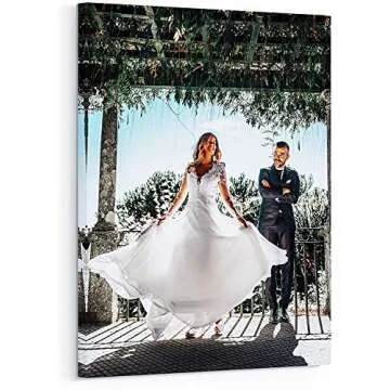Personalized Custom Canvas Prints: Photo On Canvas (Framed 24X32) Ideal for Home Decor Gifts