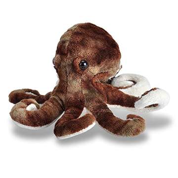 Wild Republic Octopus Plush, Soft Stuffed Animal - Perfect Gift for Kids!