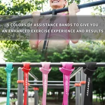 RitFit Pull Up Assist Band - Premium Resistance Band for Pull Up Assistance, Resistance Training, Bo...