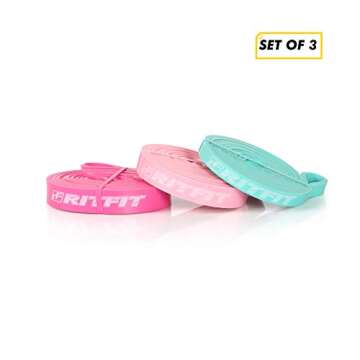 RitFit Pull Up Assist Band - Premium Resistance Band for Pull Up Assistance, Resistance Training, Body Stretching, Powerlifting, Mobility Training (#11 Three Levels of Resistance Combo Pack)