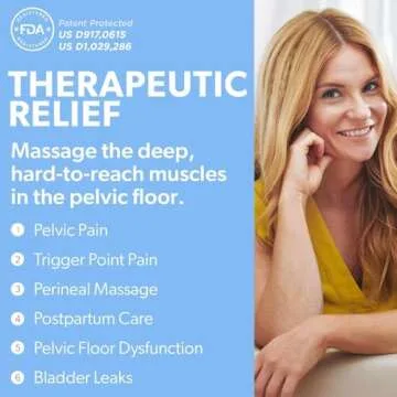 IntimateRose Hot/Cold Pelvic Wand - Temperature Therapy for Pelvic Floor Muscle Pain - BPA-Free, Lat...