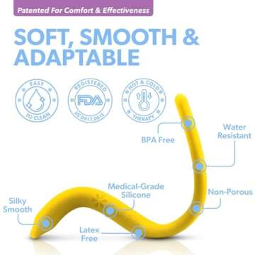 IntimateRose Hot/Cold Pelvic Wand - Temperature Therapy for Pelvic Floor Muscle Pain - BPA-Free, Latex-Free, for Men & Women (Hot/Cold Therapy)