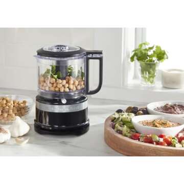 KitchenAid 3.5 Cup Food Chopper Onyx Black - Effortless Prep