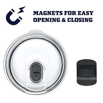 YETI Rambler 14 oz Mug, Vacuum Insulated, Stainless Steel with MagSlider Lid, Granite Gray