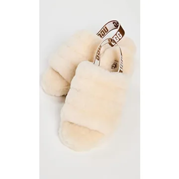 UGG Women's Fluff Yeah Slide Slipper in Natural - Comfort and Style