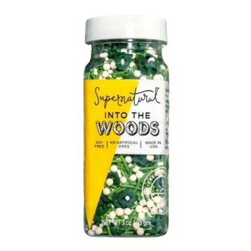 Into the Woods Natural Confetti Tree Sprinkles by Supernatural, No Artificial Dyes, Soy Free, Gluten...