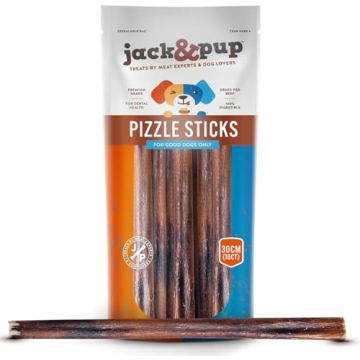 Odor Free 12 Inch Bully Sticks for Large Dogs