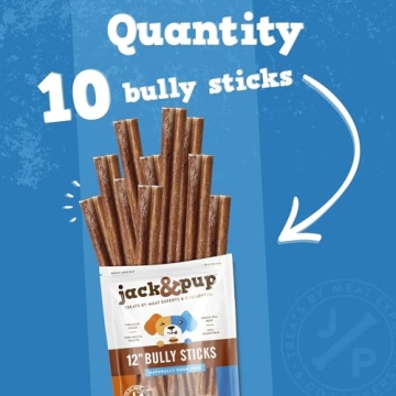 Odor Free 12 Inch Bully Sticks for Large Dogs