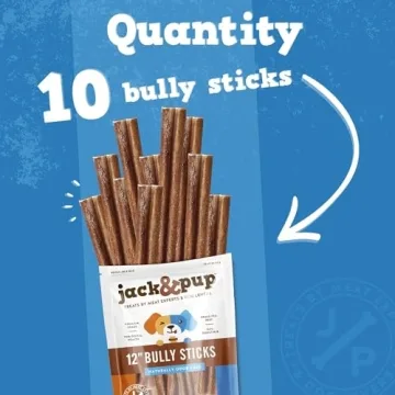 Odor Free 12 Inch Bully Sticks for Large Dogs