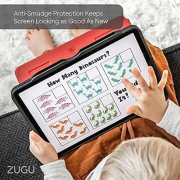 ZUGU CASE Screen Protector for iPad Pro 12.9 3rd/4th/5th/6th Gen, Tempered Glass Scratch Resistant Film, Fingerprint & Smudge Resistant Protector, Includes Biodegradable Installation Guide