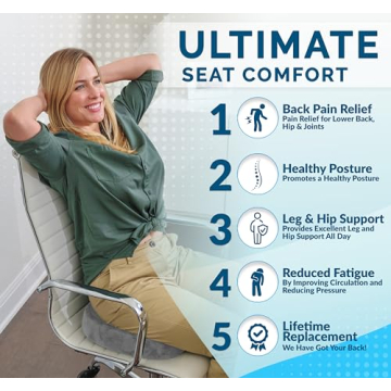 ComfiLife Gel Enhanced Seat Cushion for Pain Relief