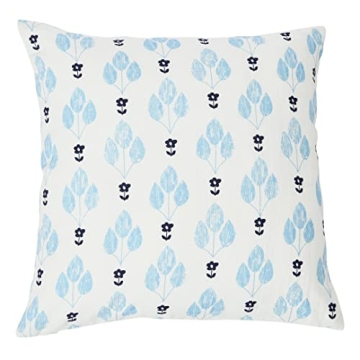 Stylish Creative Co-Op Floral Print Pillow 20" Square