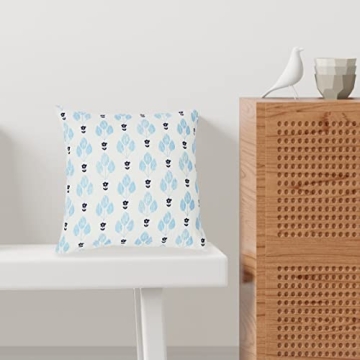 Stylish Creative Co-Op Floral Print Pillow 20" Square