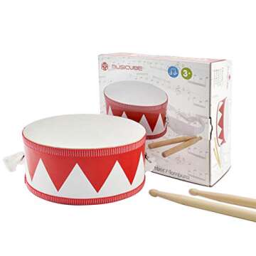 MUSICUBE Kids Drum Set - Safe Musical Toys for Toddlers