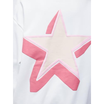 Aelfric Eden Womens Oversized Star Graphic Hoodies Fashion Long Sleeve Hoodie Pullover Hooded Sweatshirt Unisex