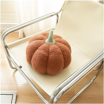 CRIVERY 3D Pumpkin Throw Pillow for Fall Decor and Holidays