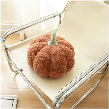 CRIVERY 3D Pumpkin Throw Pillow for Fall Decor and Holidays