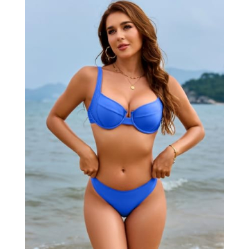 Stylish Jolefille Women's Underwire Bikini for Comfort