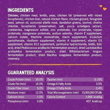 Premium Grain-Free Cat Food with Real Raw Nutrition