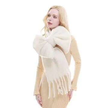 RIIQIICHY Chunky Scarf for Women Winter Warm Thick Scarves Oversized Blanket Scarf