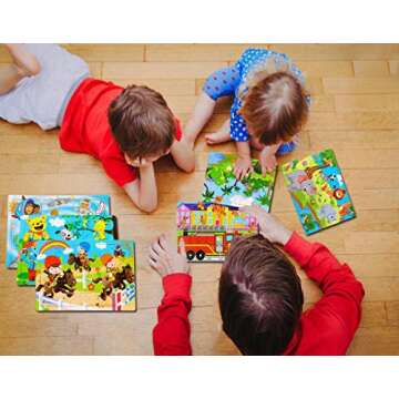 Fun Educational Wooden Puzzles for Toddlers Ages 3-5
