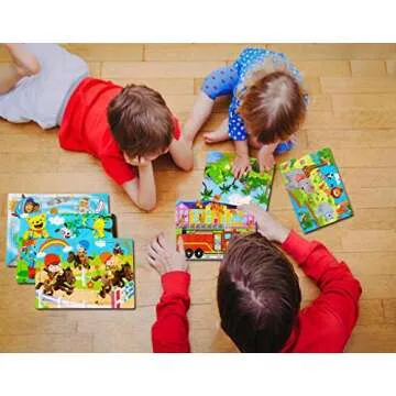 Fun Educational Wooden Puzzles for Toddlers Ages 3-5