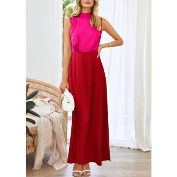 Elegant PRETTYGARDEN Satin Maxi Dress for Any Occasion