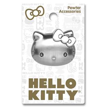 Hello Kitty Deluxe Pewter Lapel Pin