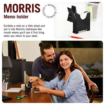 Morris the Donkey: Desktop Memo Holder | Cute Desk Accessories & Office Supplies | Funny Desk Decor ...