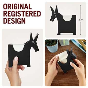 Morris Donkey Memo Holder - Cute Desk Organizer & Supplies