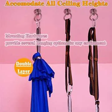 Indoor Therapeutic Sensory Swing for Kids with Hardware