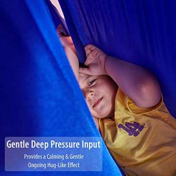 Indoor Therapeutic Sensory Swing for Kids with Hardware