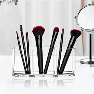 HBlife Acrylic Makeup Brush Holder Organizer for Cosmetology