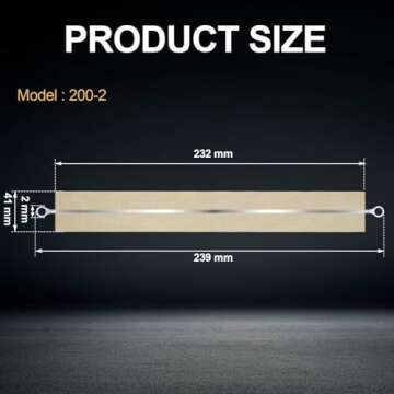 Honoson 10 Pieces 8 Inch Impulse Sealer Heating Element Service Spare Repair Parts Kit 2mm Heat Seal...